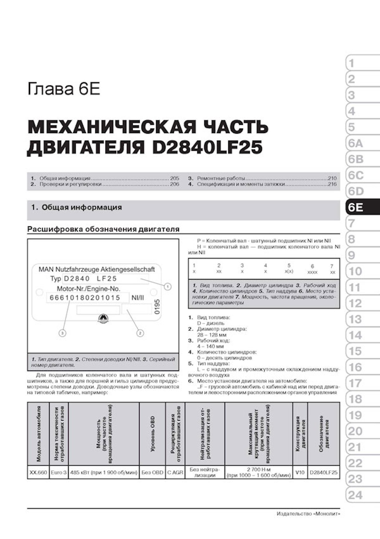Комплект профессиональной литературы по ремонту и обслуживанию MAN TGA с 2000 года выпуска