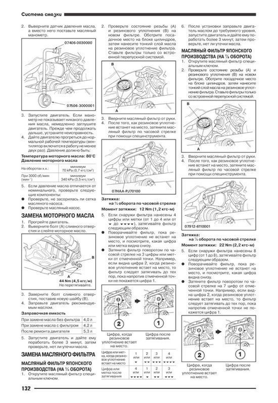 Комплект литературы по ремонту и обслуживанию Honda CR-V с 2001 года выпуска
