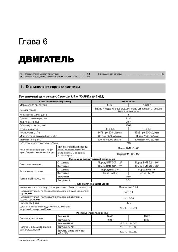 Комплект литературы по ремонту и обслуживанию Daihatsu Terios / Be-Go / Toyota Rush с 2006 года выпуска