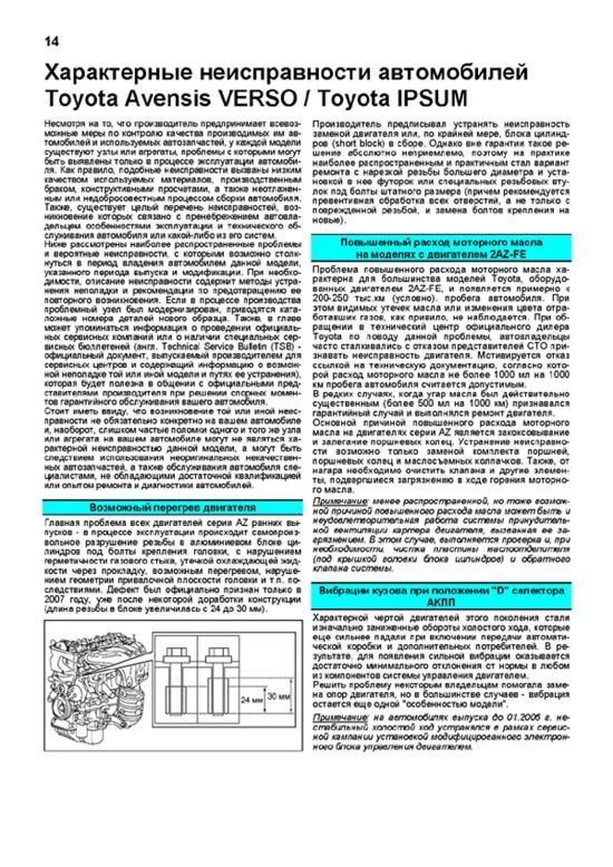 Книга: TOYOTA IPSUM / AVENSIS VERSO (б) с 2001-2009 г.в., рем., экспл., то, сер.ПРОФ. | Легион-Aвтодата