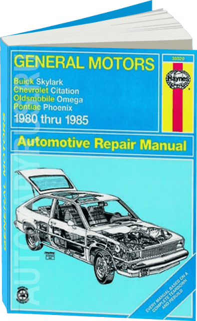 Книга: CHEVROLET CITATION / BUICK SKYLARK / OLDSMOBILE OMEGA / PONTIAC PHOENIX 1980-1985 г.в., рем., экспл., то | Haynes