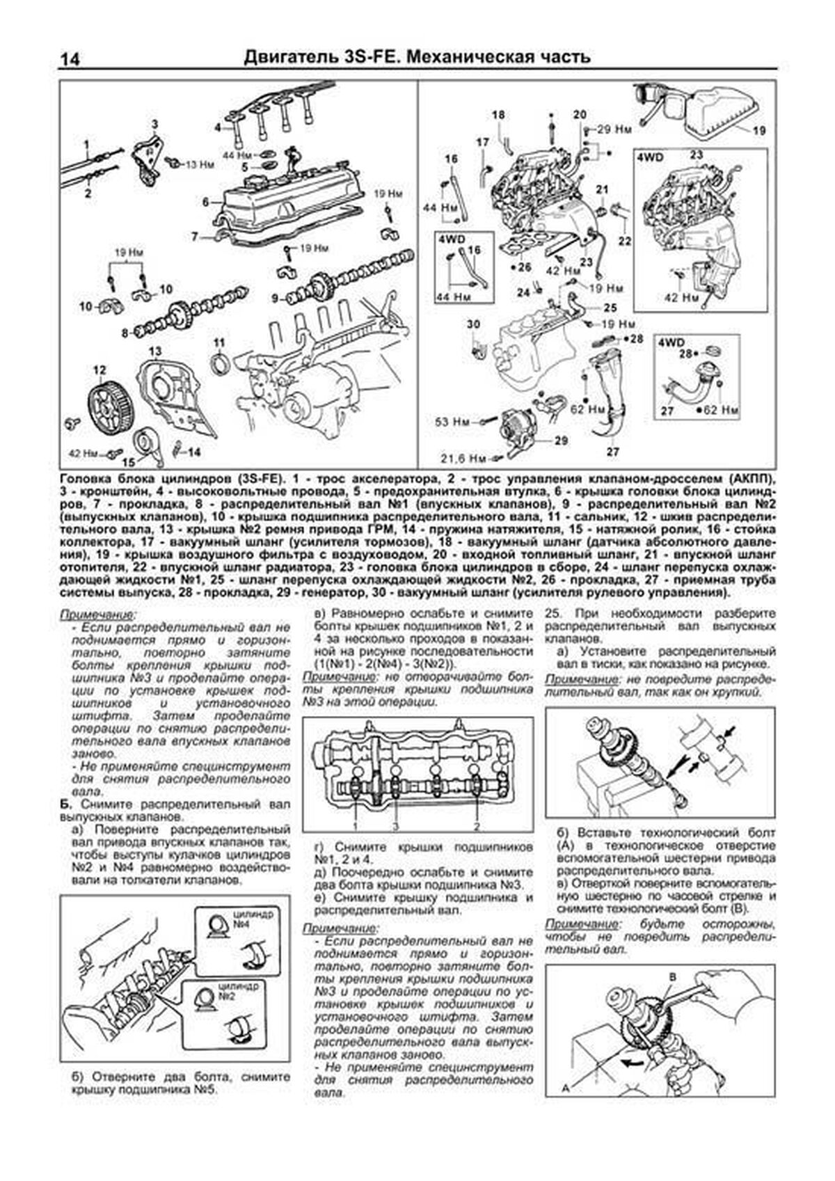 Книга: Двигатели TOYOTA 3S-FE / 3S-FSE 1986-2002 рем., то | Легион-Aвтодата