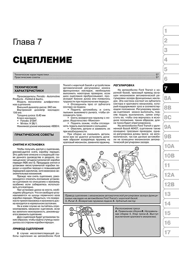 Комплект литературы по ремонту и обслуживанию Ford Transit с 1998 года выпуска