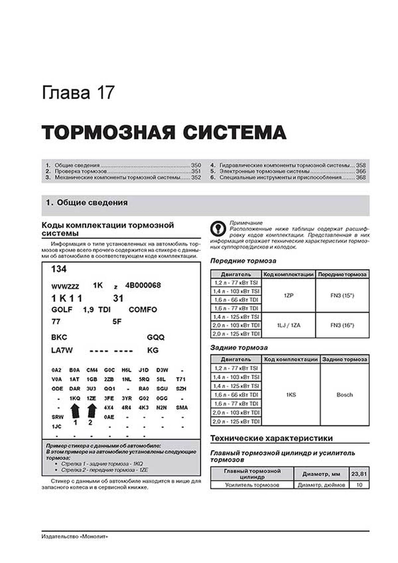 Книга: VOLKSWAGEN TOURAN / CROSS TOURAN (б , д) с 2010 г.в., рем., экспл., то, сер. ЗС | Монолит