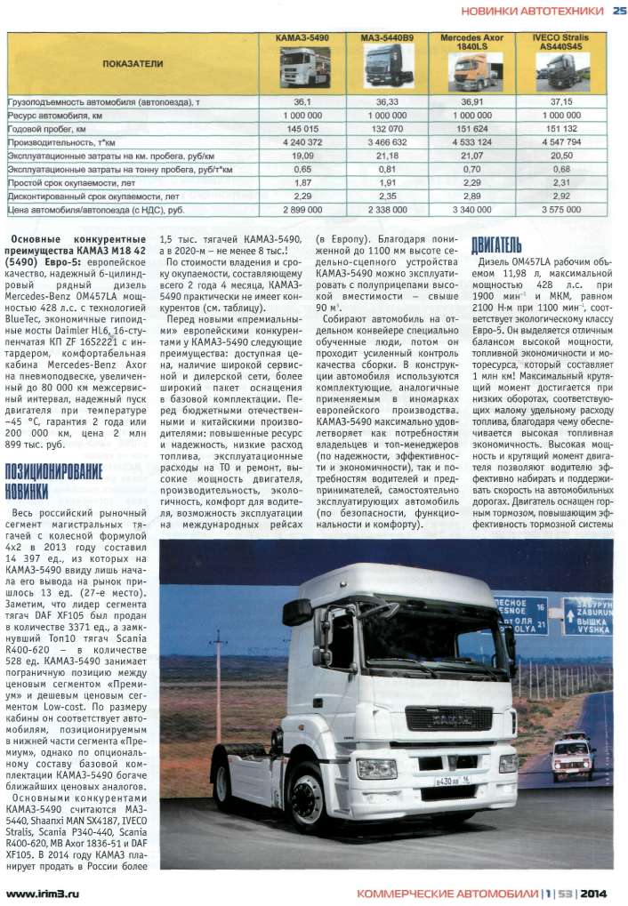 Журнал: Ежеквартальный каталог | Коммерческие автoмобили и спецавтотехника 2014 (1-й квартал) | Третий Рим