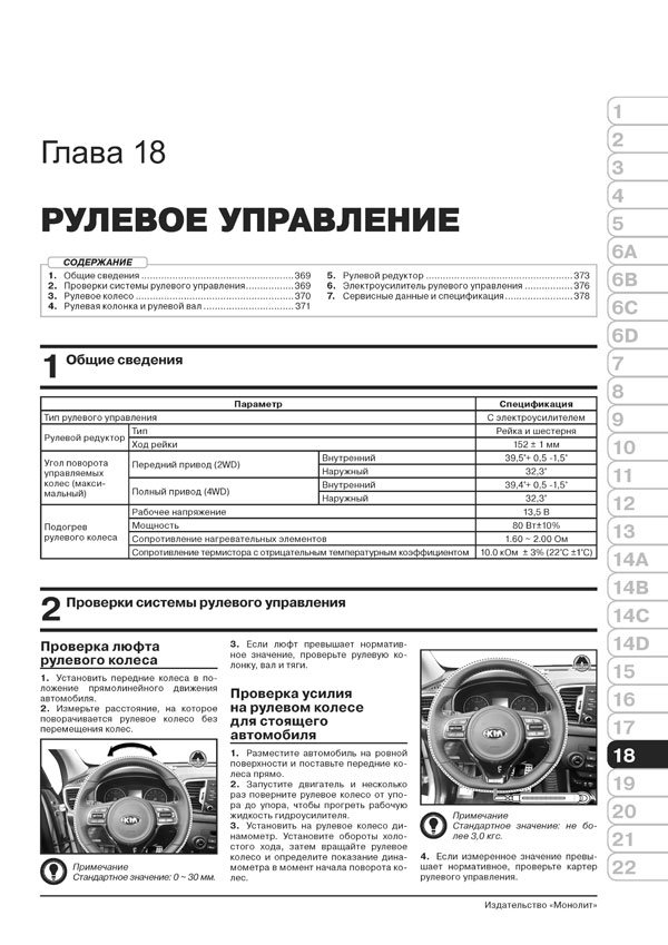 Комплект литературы по ремонту и обслуживанию Kia Sportage 4 с 2015 года выпуска