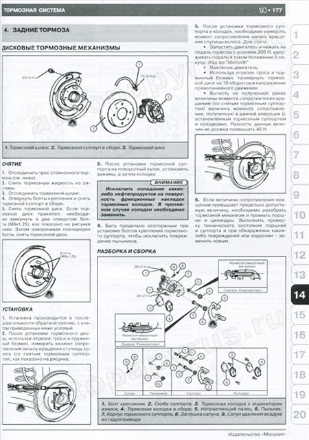 Комплект литературы по ремонту и обслуживанию Mitsubishi Colt с 2004 года выпуска