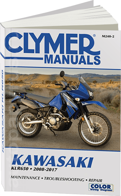 Книга: KAWASAKI KLR650 2008-2017 г.в., рем., экспл., то | Clymer