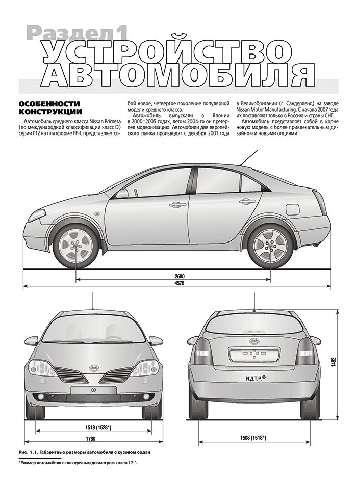 Книга: NISSAN PRIMERA (б) 2002-2007 г.в. рем., экспл., то, Ч/Б фото., сер. ШАР | Третий Рим