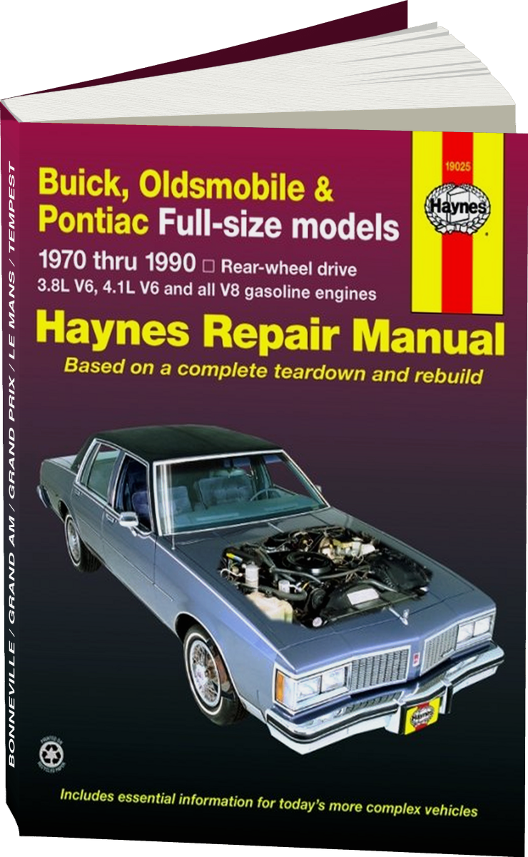 PONTIAC BONNEVILLE / GRAND AM / GRAND PRIX / LE MANS / TEMPEST бензин 1970-1990 г.в., руководство по ремонту, электросхемы, руководство по техническому обслуживанию