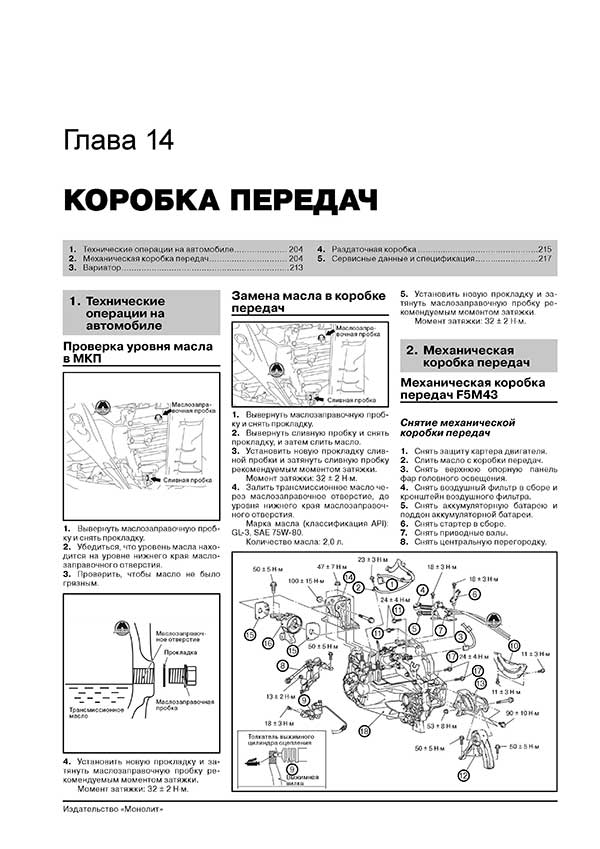 Комплект литературы по обслуживанию и ремонту Mitsubishi ASX с 2010 года выпуска