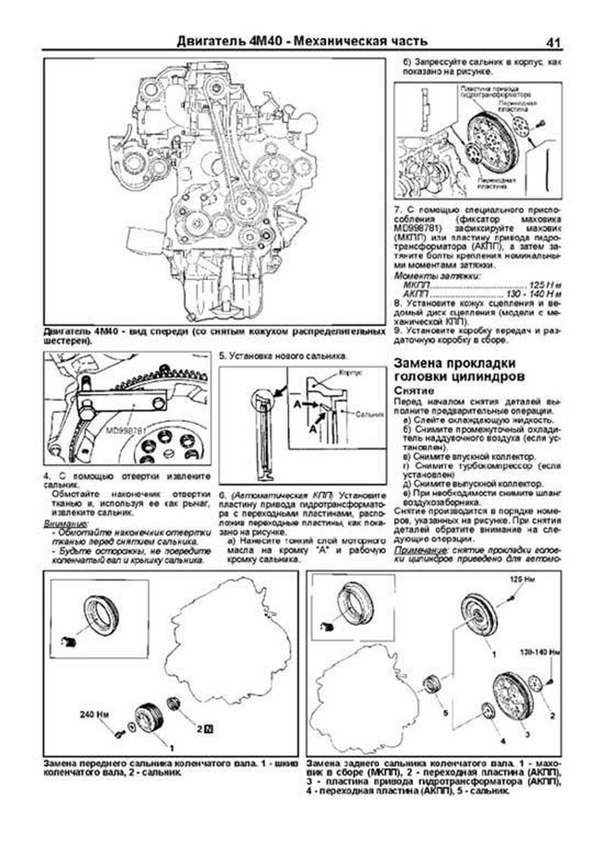 Книга: Двигатели MITSUBISHI 4M40 / 4D56 | Легион-Aвтодата
