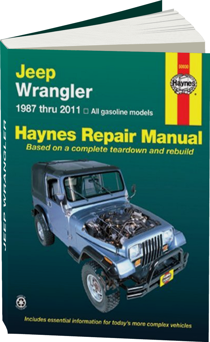 JEEP WRANGLER бензин 1987-2011 г.в., руководство по ремонту, электросхемы, руководство по техническому обслуживанию