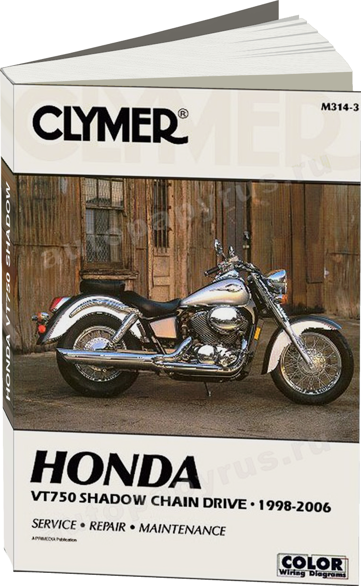 HONDA VT750 SHADOW бензин 1998-2006 г.в. - подробное руководство по техническому обслуживанию и ремонту, инструкция по эксплуатации, электрические схемы