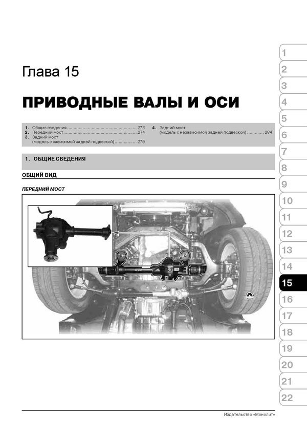 Комплект литературы по ремонту и обслуживанию Ssang Yong Kyron