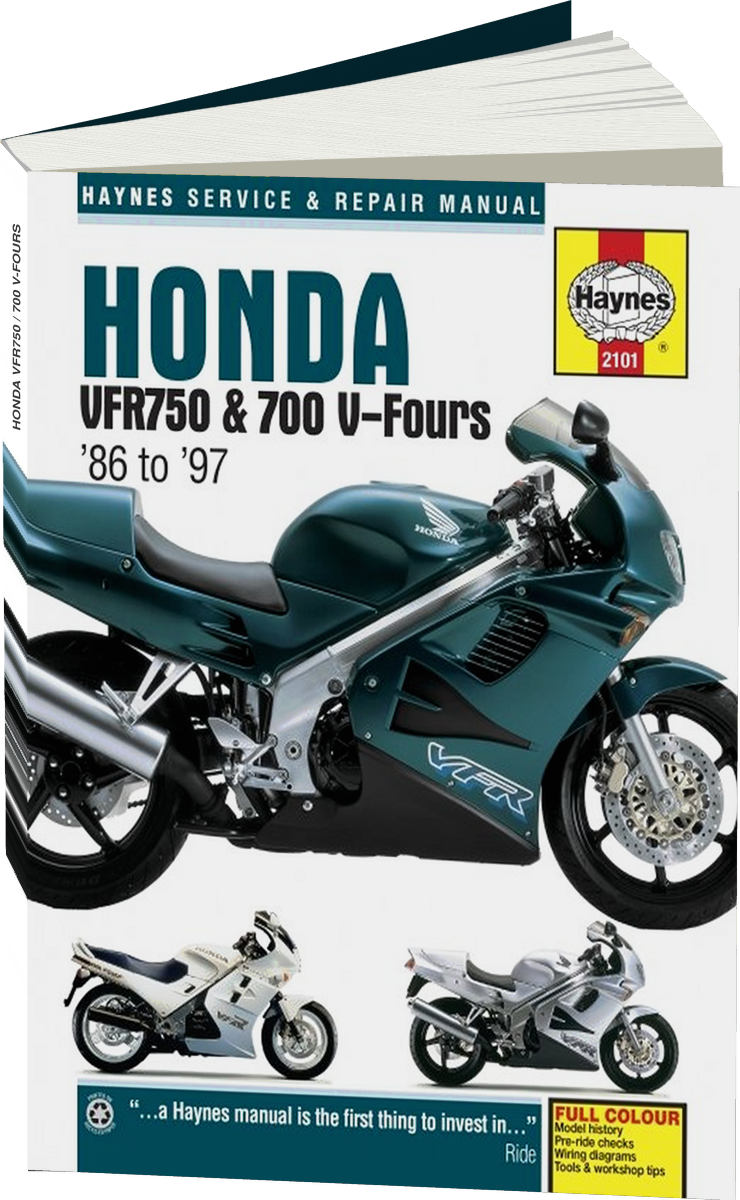 HONDA VFR750 / 700 V-FOURS бензин 1986-1997 г.в., руководство по ремонту, электросхемы, руководство по техническому обслуживанию