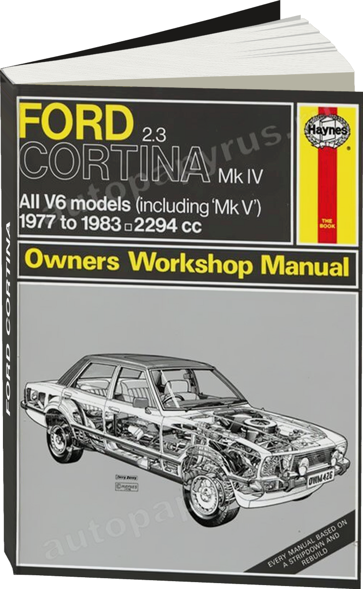 FORD CORTINA бензин 1977-1983 г.в., руководство по ремонту, электросхемы, руководство по техническому обслуживанию