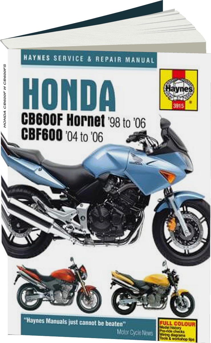 HONDA CB600F и CB600FS бензин 1998-2002 г.в. - подробное руководство по техническому обслуживанию и ремонту, инструкция по эксплуатации, электрические схемы