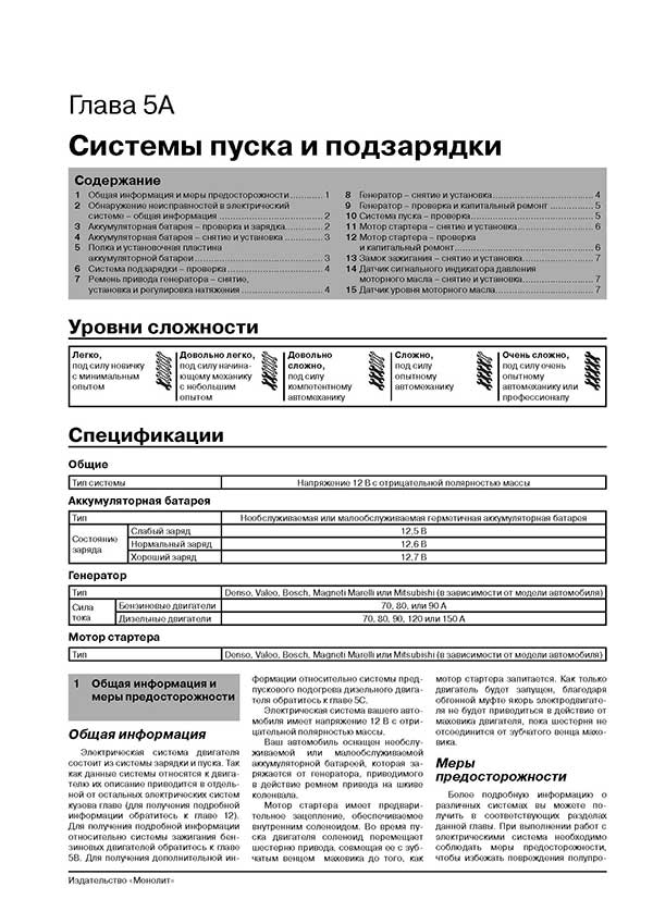 Комплект литературы по ремонту и обслуживанию Citroen Berlingo с 1996 года выпуска