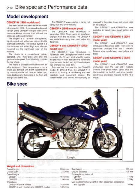 Книга: HONDA CB600F и CB600FS (б) 1998-2002 г.в., рем., экспл., то | Haynes
