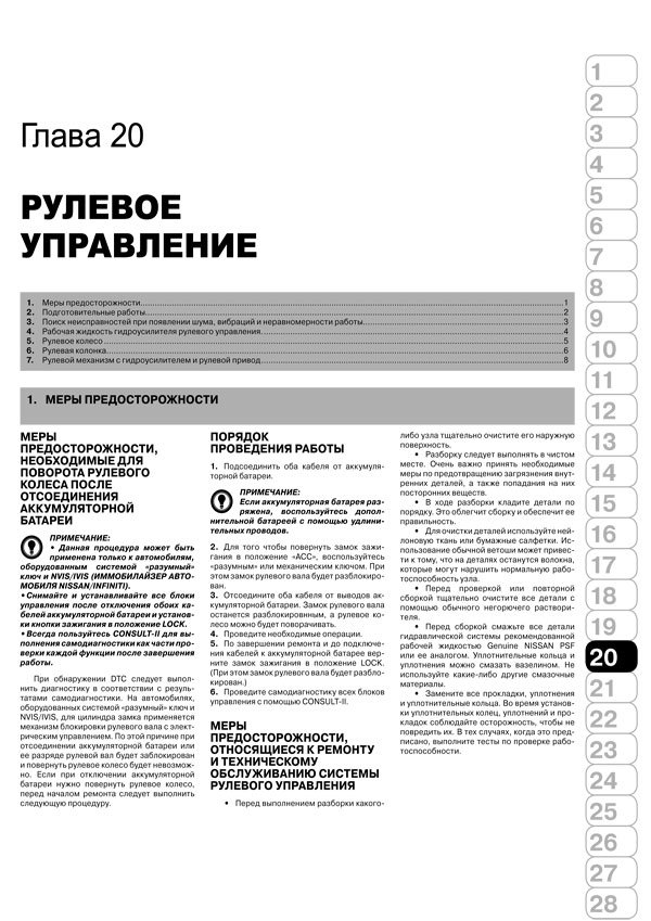 Комплект литературы по ремонту и обслуживанию Infiniti FX35 с 2003 года выпуска