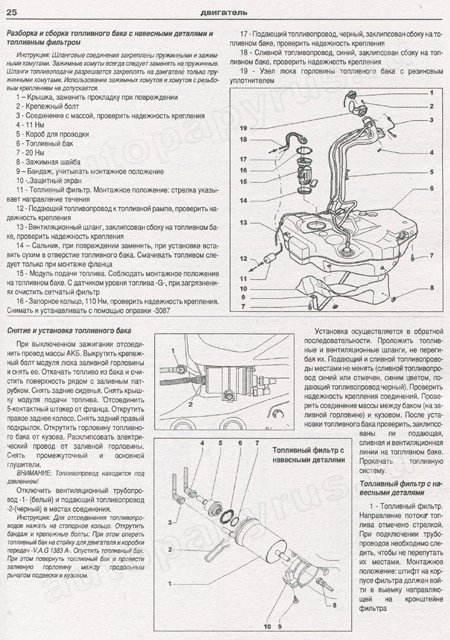 Комплект литературы по ремонту и обслуживанию Volkswagen Golf 5 с 2003 года выпуска