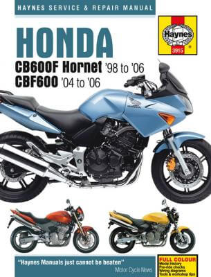 Книга: HONDA CB600F и CB600FS (б) 1998-2002 г.в., рем., экспл., то | Haynes