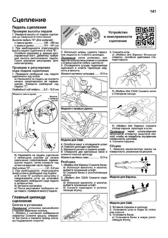 Комплект литературы по ремонту и обслуживанию Toyota Rav4 с 1994 года выпуска