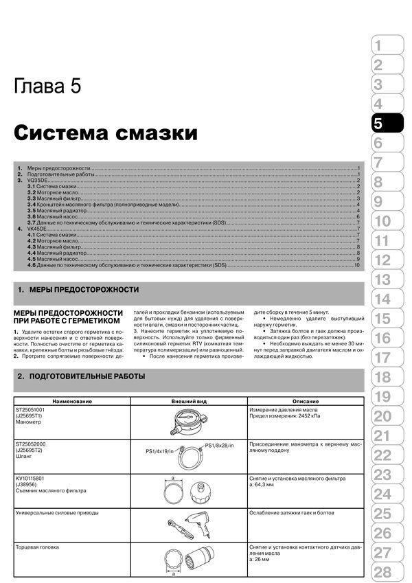 Комплект литературы по ремонту и обслуживанию Infiniti FX35 с 2003 года выпуска