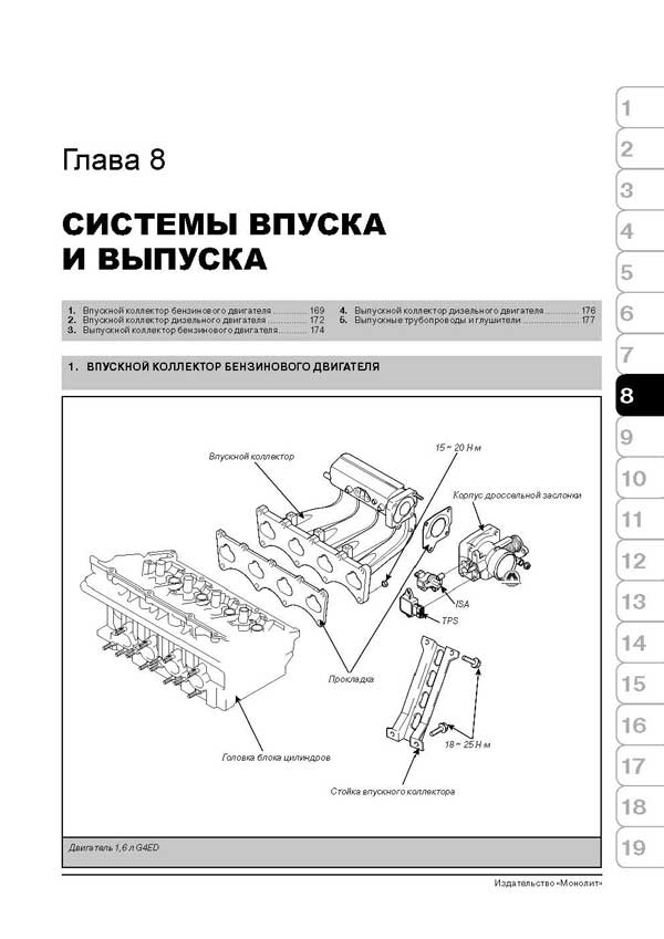 Книга: KIA CERATO (б , д) с 2004 г.в., рем., экспл., то | Монолит