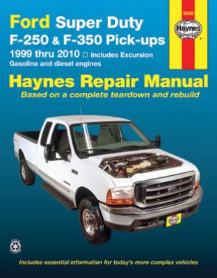 Книга: FORD F250 / FORD F350 (б , д) 1999-2002 г.в., рем., то | Haynes