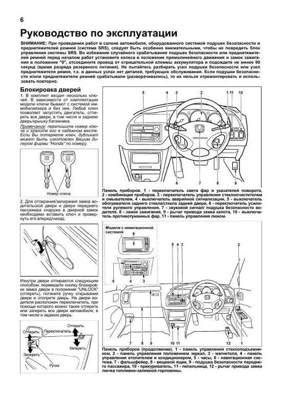 Комплект литературы по ремонту и обслуживанию Honda Accord с 1997 года выпуска