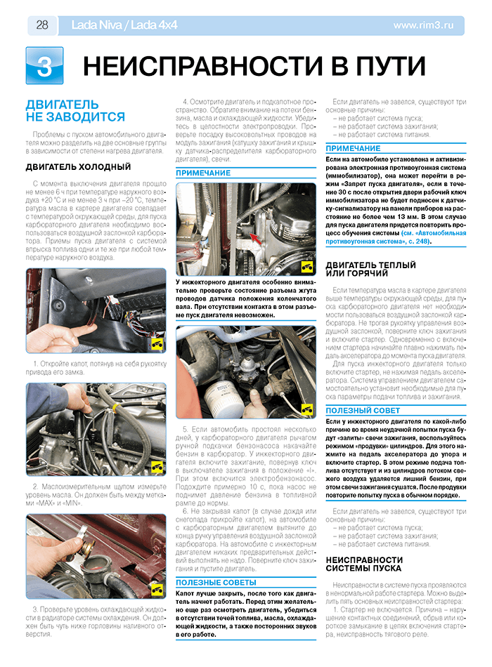 Книга: LADA NIVA / LADA 4x4 / ВАЗ-21213-214i (б) с 1994, рест. с 2009 г.в. рем., экспл., то + каталог деталей, ЦВЕТ. фото., сер. РБП | Третий Рим