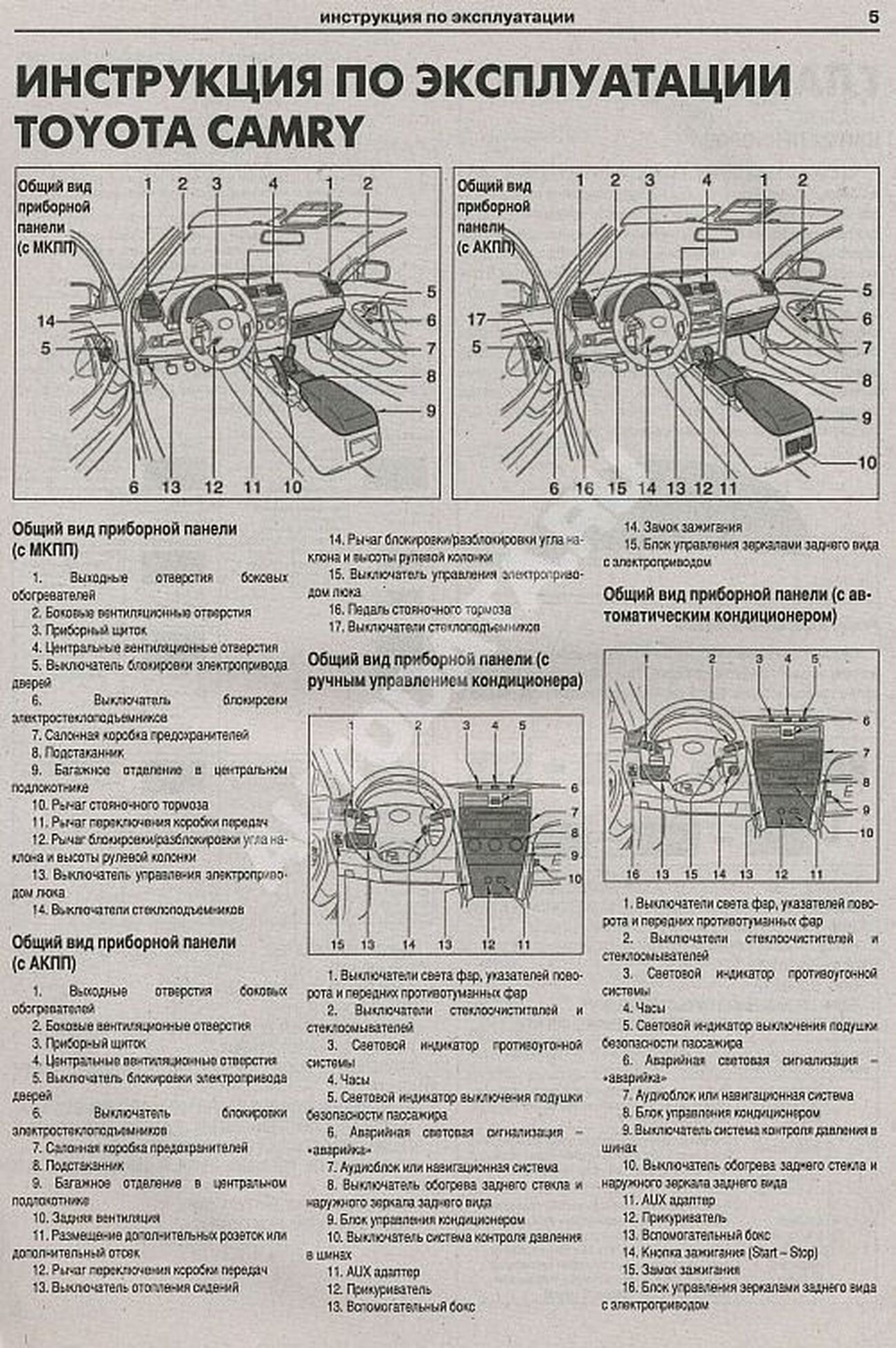 Книга: TOYOTA CAMRY (б) с 2006 г.в., рем., экспл., то | Арго-Авто