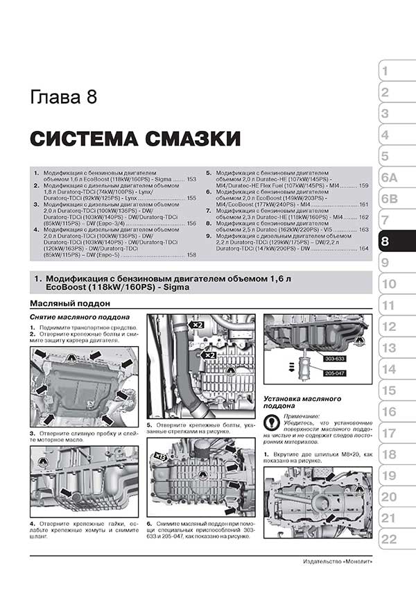 Комплект литературы по обслуживанию и ремонту Ford S-Max / Galaxy с 2006 года выпуска