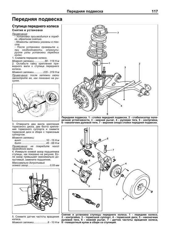 Комплект литературы по ремонту и обслуживанию Киа Спектра с 2001 года выпуска