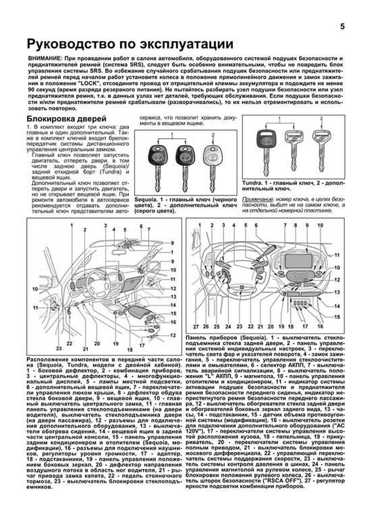 Книга: TOYOTA SEQUOIA / TUNDRA (б) 1999-2006 г.в., рем., экспл., то | Легион-Aвтодата