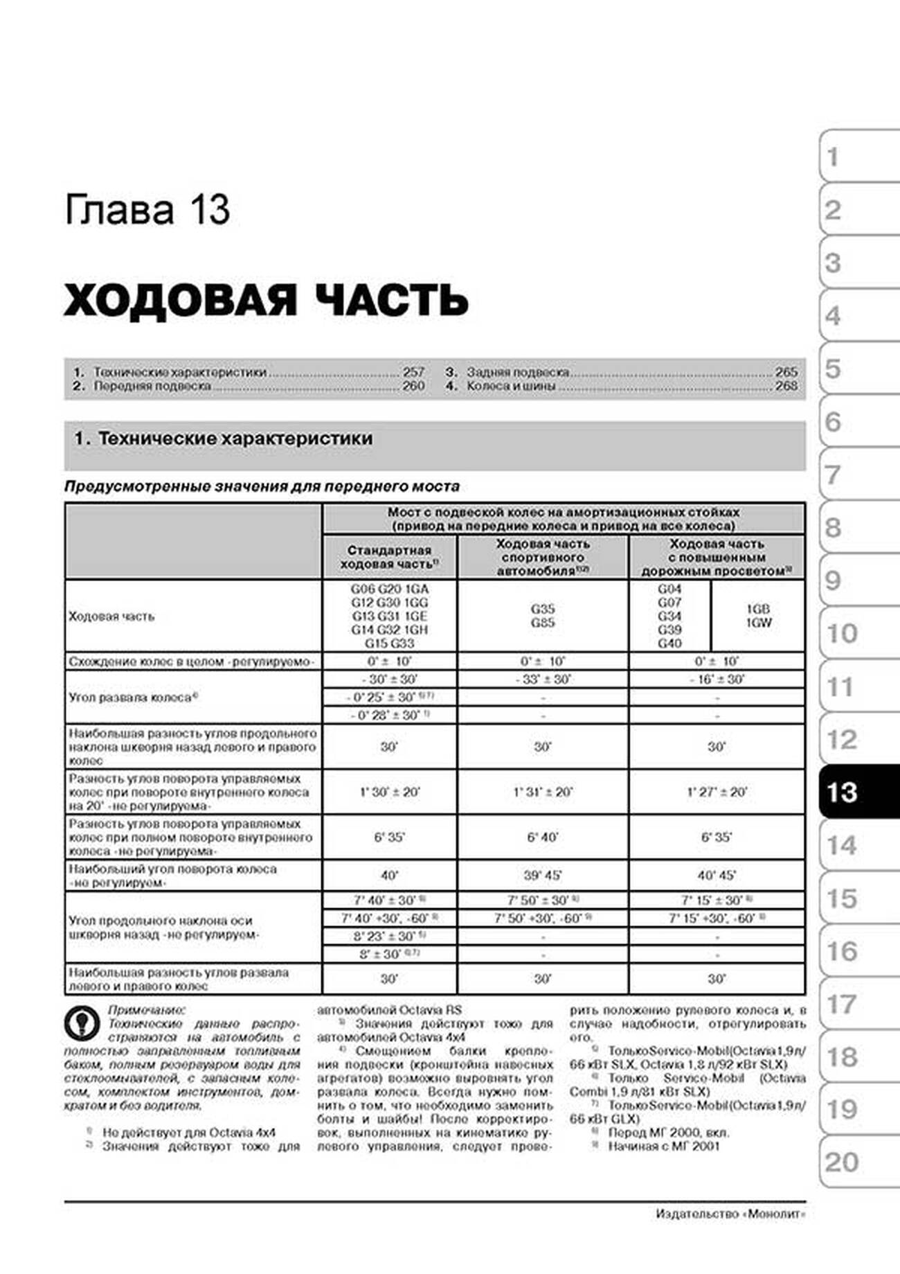 Книга: SKODA OCTAVIA / OCTAVIA TOUR (б , д) 1996-2010 г.в., рем., экспл., то, сер. ЗС | Монолит
