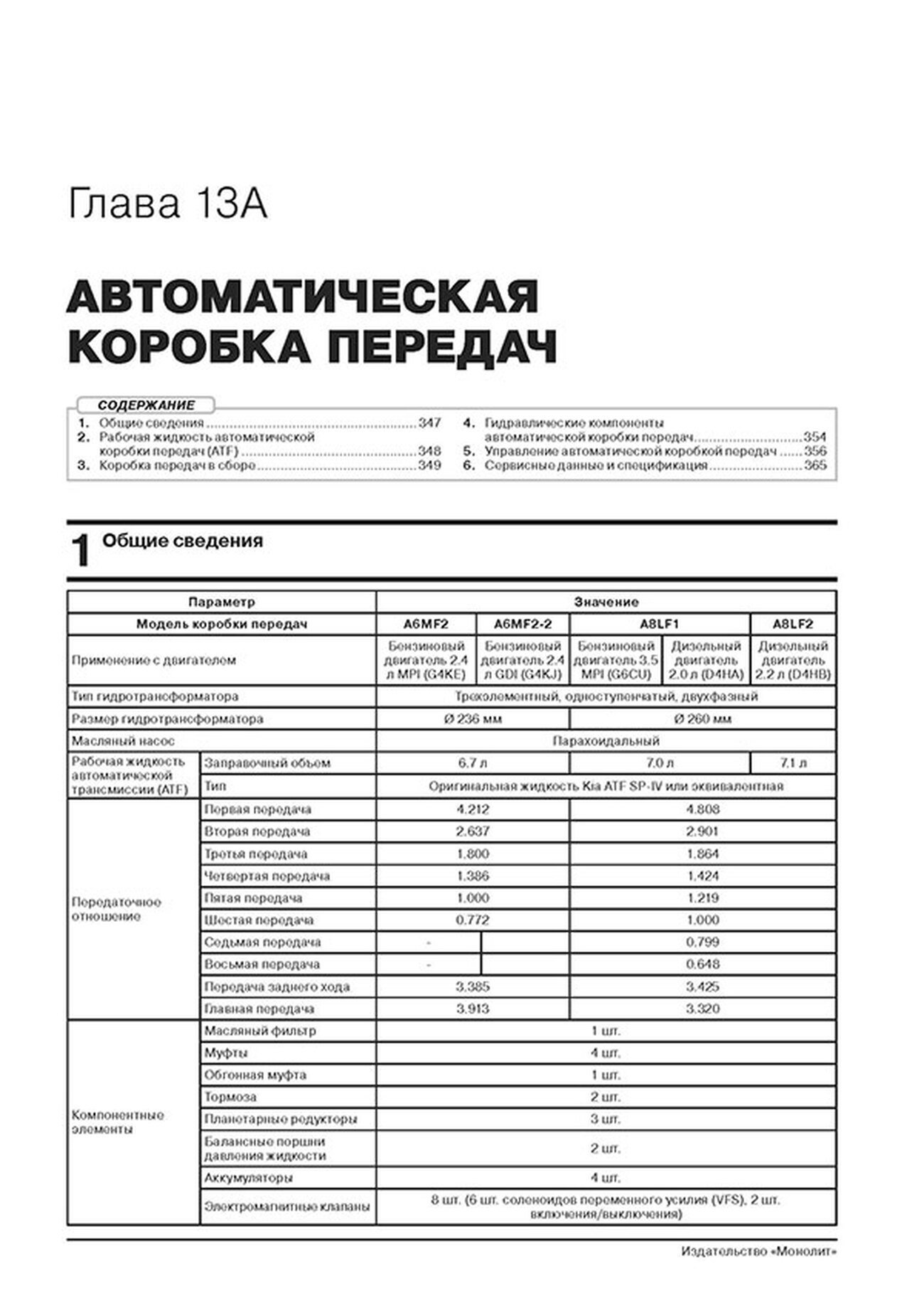 Книга: KIA SORENTO PRIME (б , д) с 2018 г.в., рем., экспл., то, сер. ЗС | Монолит