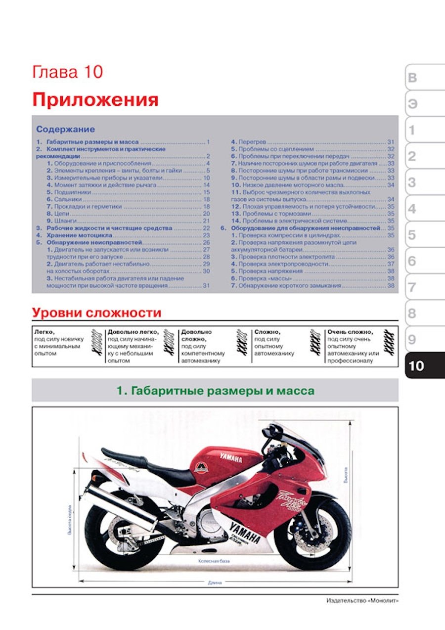 Книга: YAMAHA YZF750R / YZF750SP / YZF1000R THUNDERACE (б) 1993-2000 г.в. рем., экспл., то | Монолит