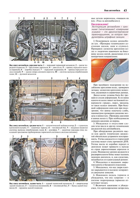 Комплект цветной литературы по ремонту и обслуживанию Lada Xray