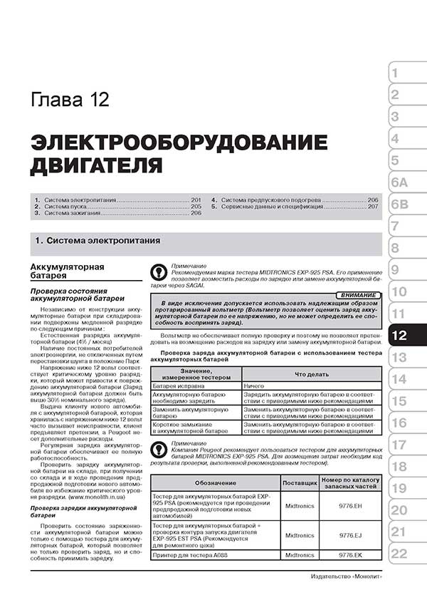 Комплект литературы по ремонту Peugeot 5008 с 2009 года выпуска