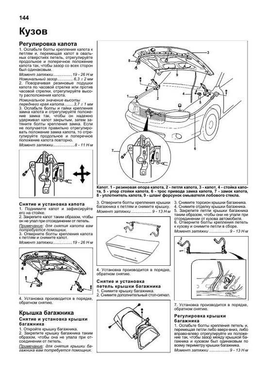 Комплект литературы по ремонту и обслуживанию Киа Спектра с 2001 года выпуска