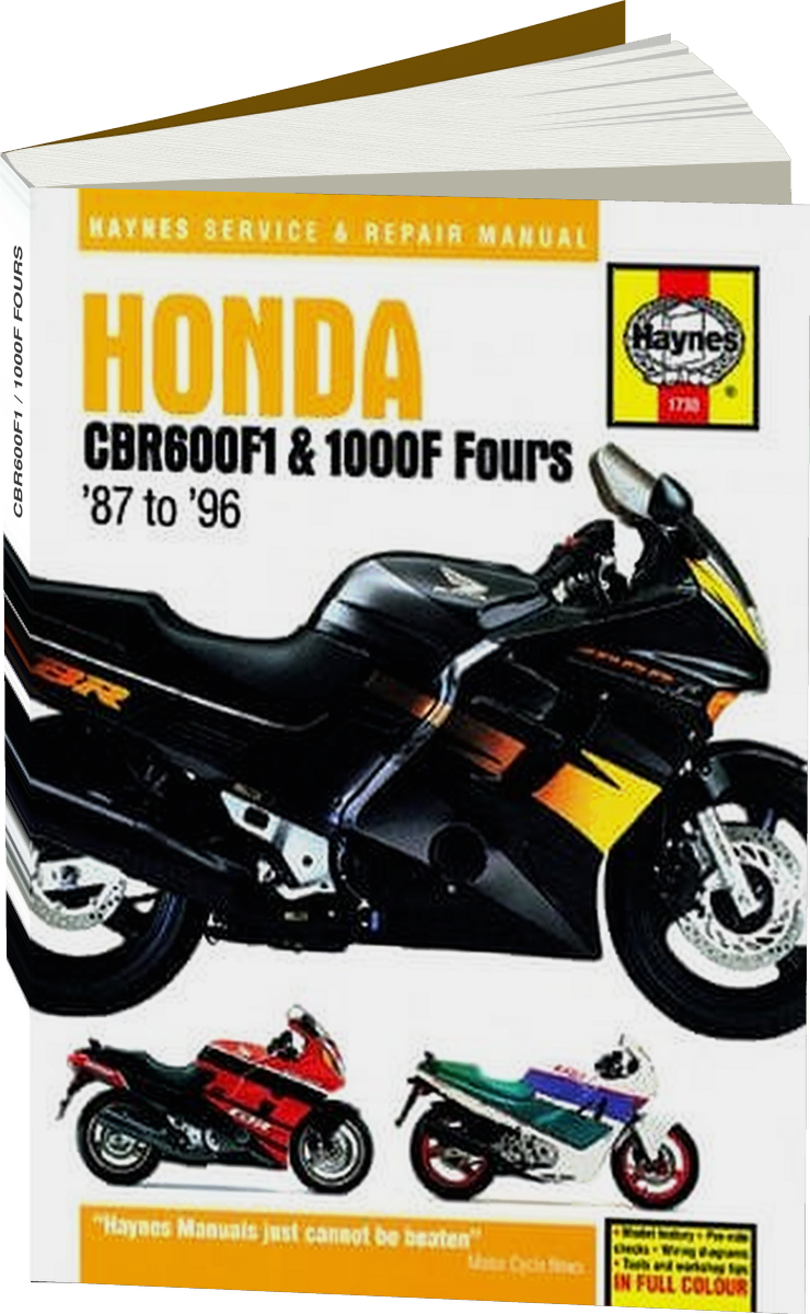 HONDA CBR600F1 / 1000F FOURS бензин 1987-1996 руководство по ремонту, электросхемы, руководство по техническому обслуживанию