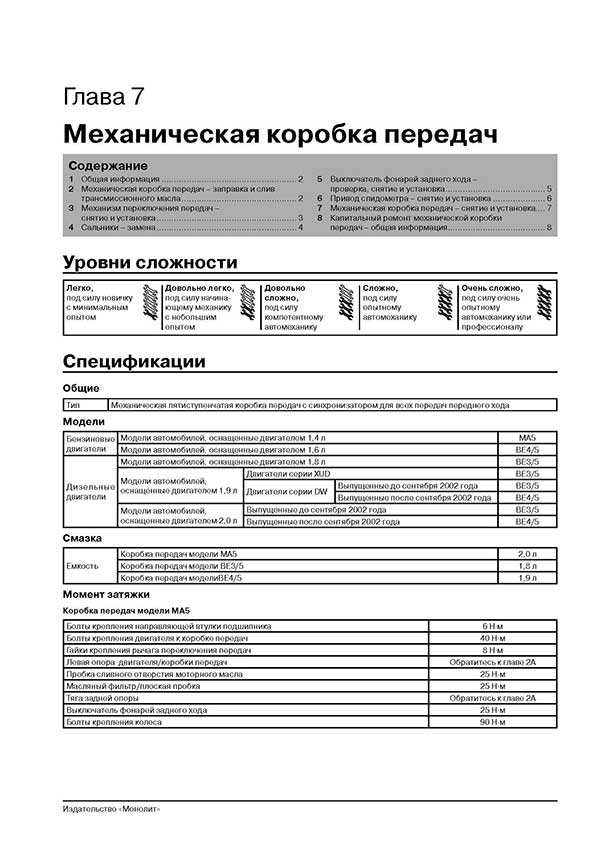 Комплект литературы по ремонту и обслуживанию Citroen Berlingo с 1996 года выпуска