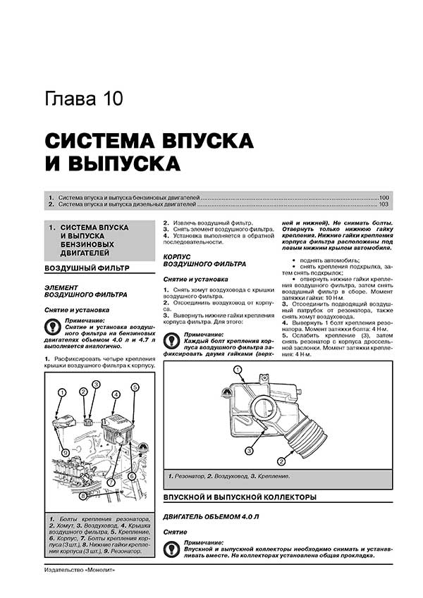 Комплект литературы по ремонту и обслуживанию Jeep Grand Cherokee с 1999 года выпуска