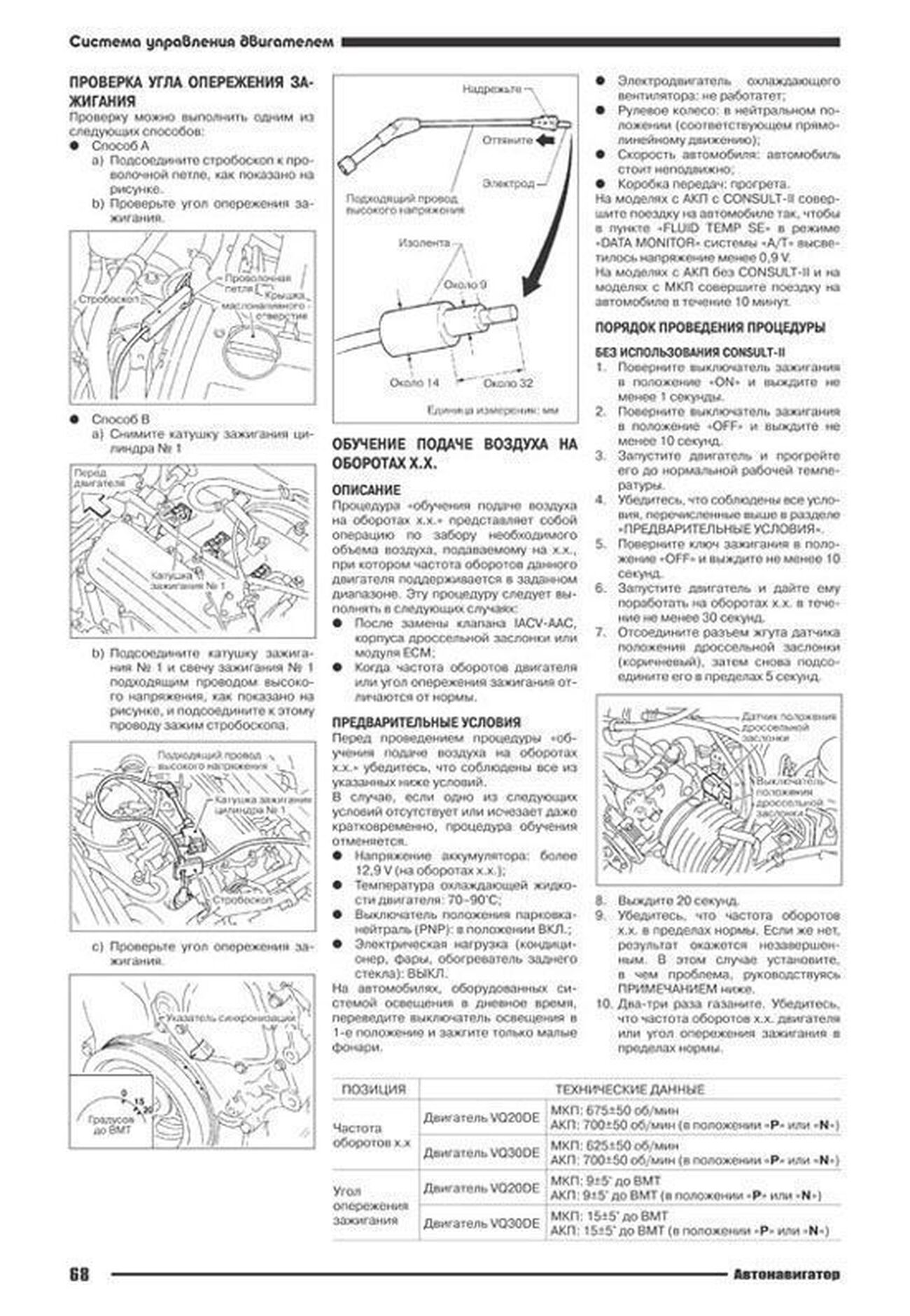 Книга: Бензиновые двигатели NISSAN VQ20DE / 30DE рем., то | Автонавигатор