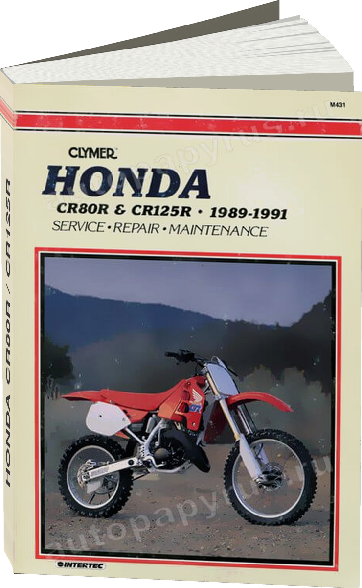 HONDA CR80R / CR125R бензин 1989-1991 г.в. - подробное руководство по техническому обслуживанию и ремонту, инструкция по эксплуатации, электрические схемы