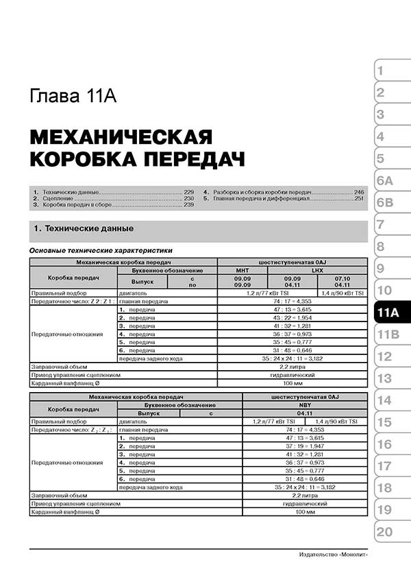 Комплект литературы по ремонту и обслуживанию Skoda Yeti с 2009 года выпуска