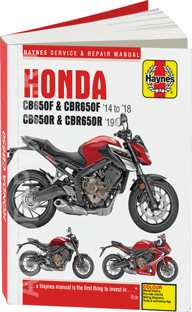 Книга: HONDA CB650F / CBR650F / CB650R / CBR650R 2014-2019 г.в., рем., экспл., то | Haynes